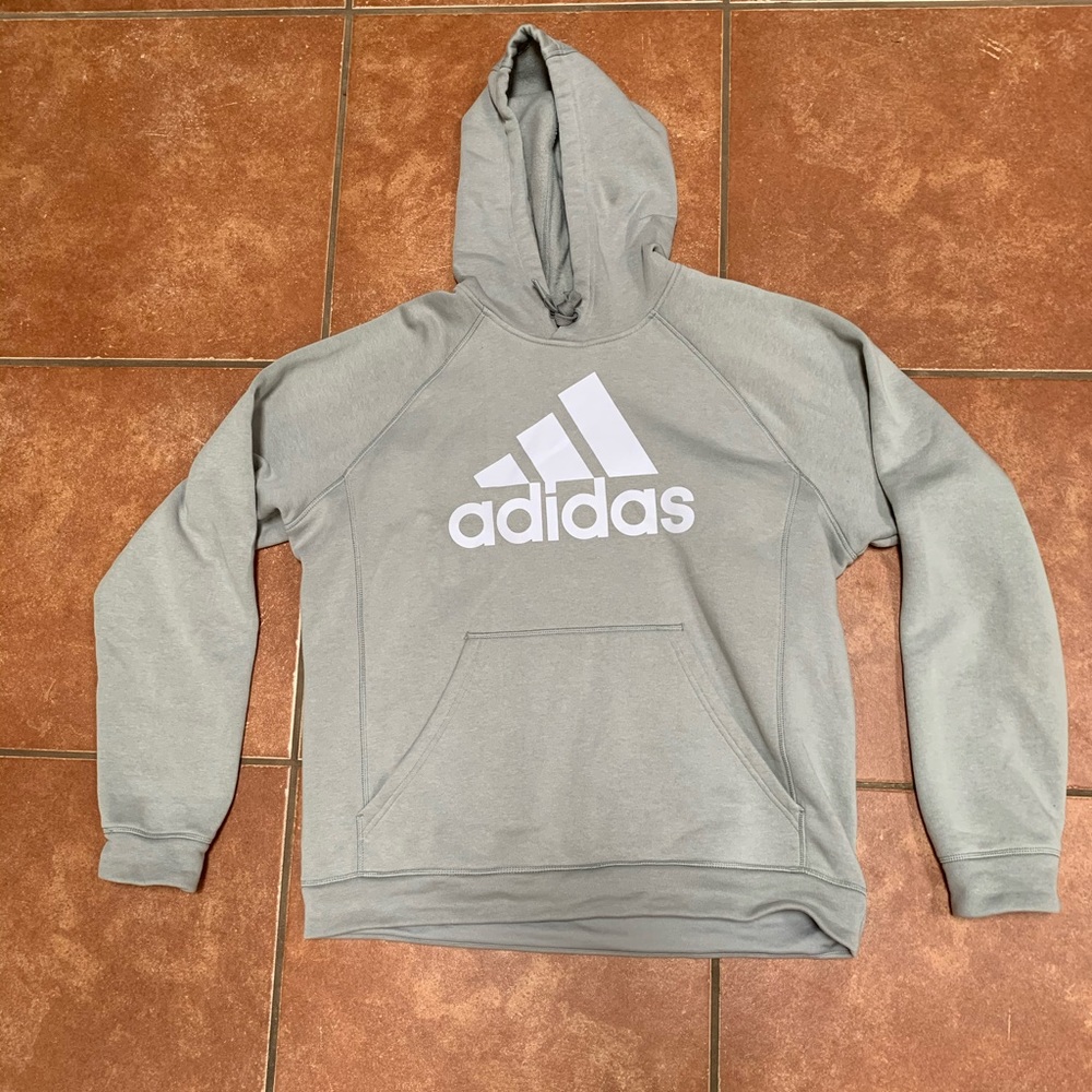 Adidas gray hoodie